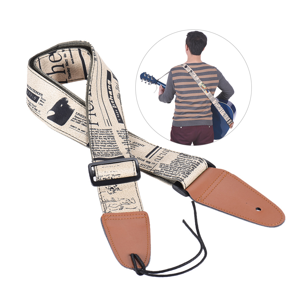 Leather Classic Strap - Comoda tracolla regolabile per chitarra estremità