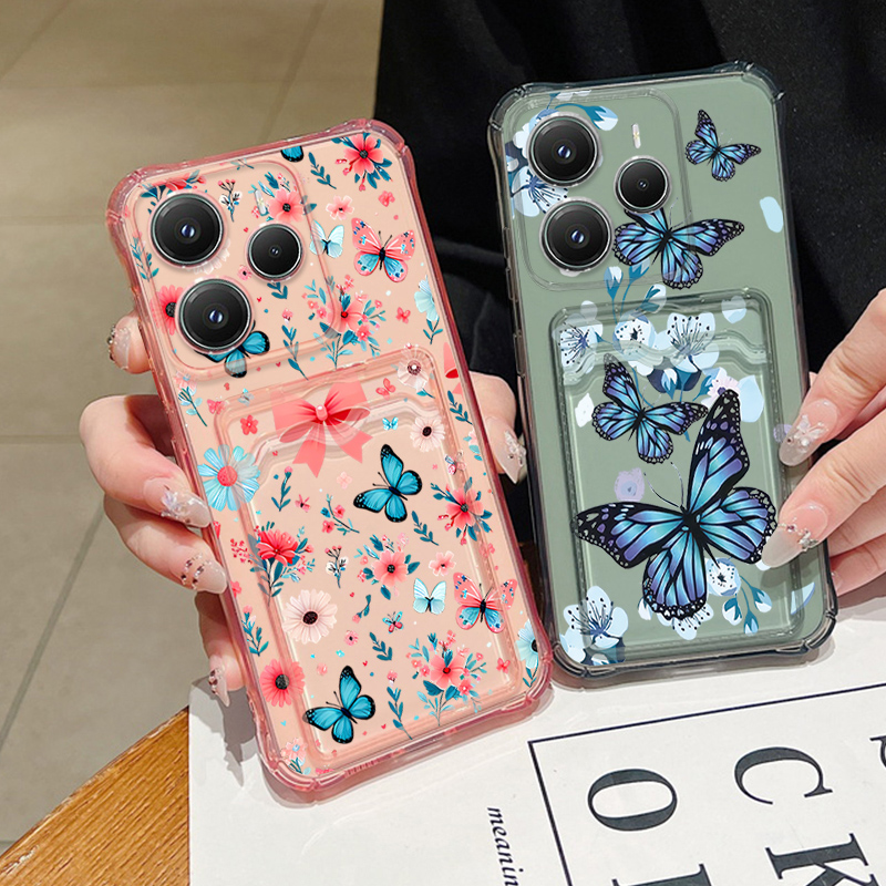 Xiaomi Redmi Note 13 - Custodia morbida in TPU con slot