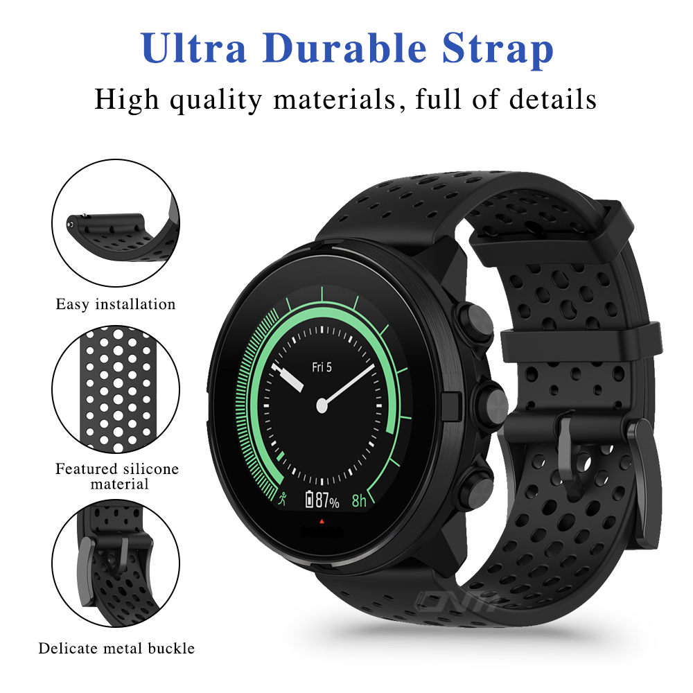 Bracciale in Silicone per Suun - Fossil Smartwatch Accessories recensione e prezzo