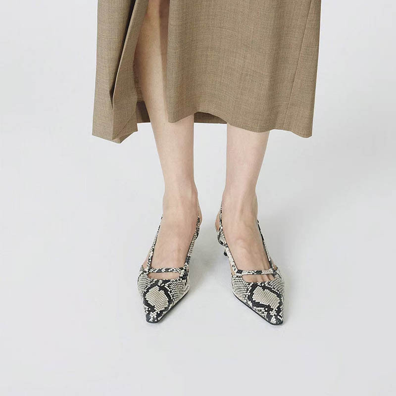 Slingback da donna Punta a pun - Leather Classic Strap recensione e prezzo